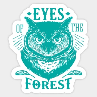 Eyes Of The Forest Sticker